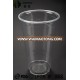 plastic beer cup with sealing film cold beverage cup clear smoothie cup with lids 16oz/500ml